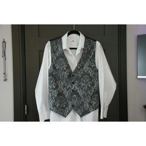 Intersect men's single-breasted suit vest, size XL extra-large (missing a button